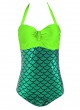 Mermaid Style Plus Size Swimsuit 